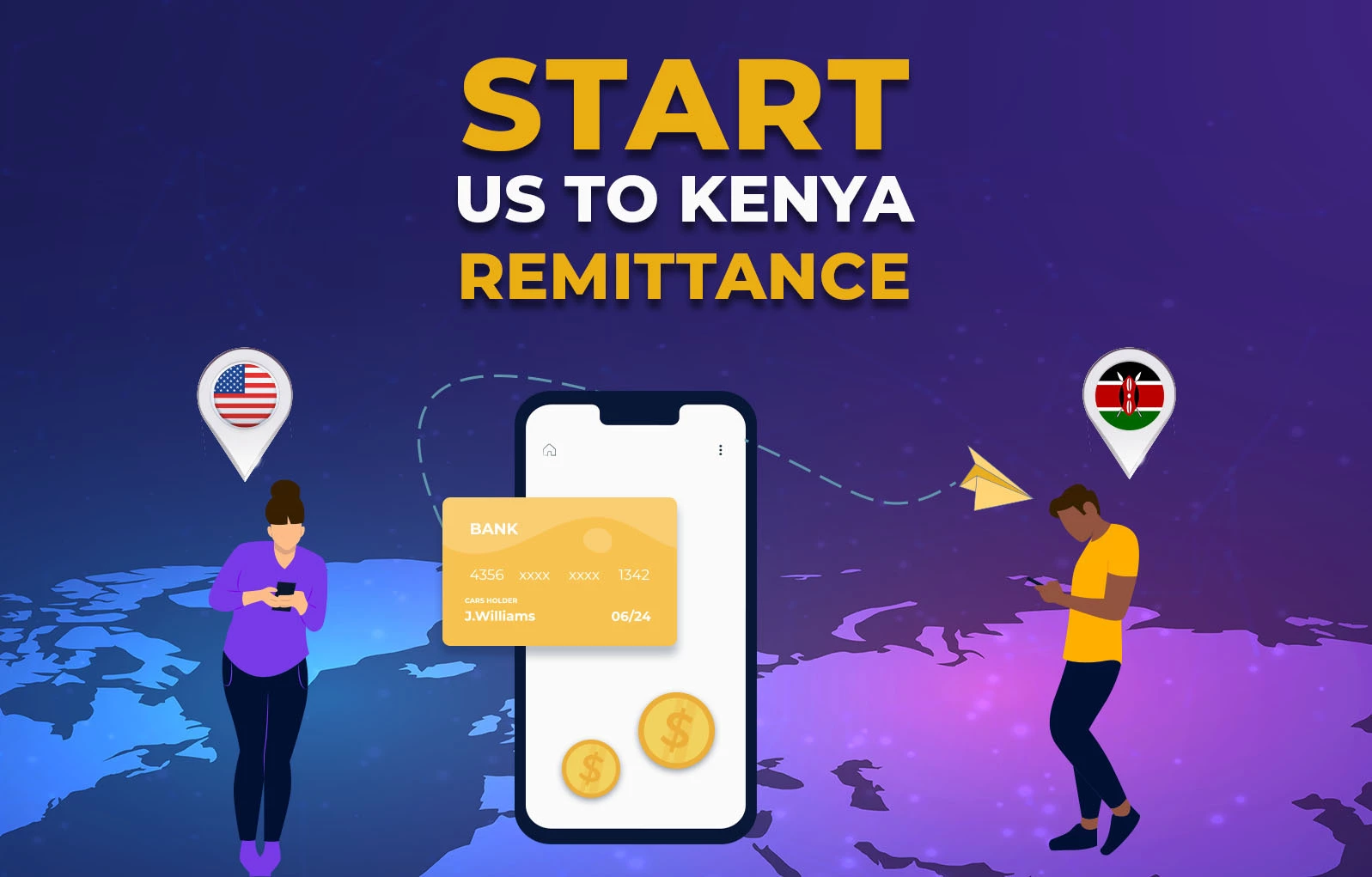 Start a Remittance business from the US to Kenya California
